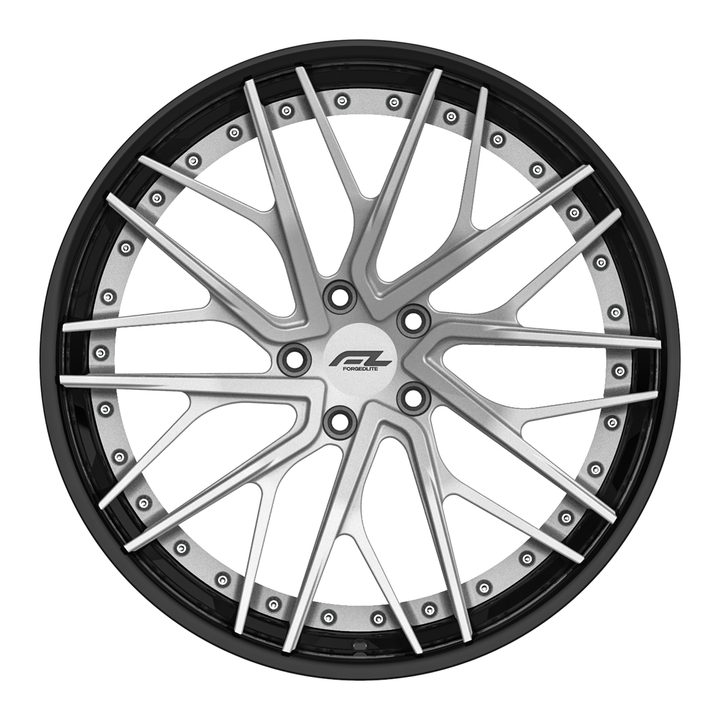 FORGEDLITE DB10 2PC MODULAR 19X10 20X12 WHEEL & TIRE PACKAGE WHEEL & TIRE PACKAGE- Wheel Designers