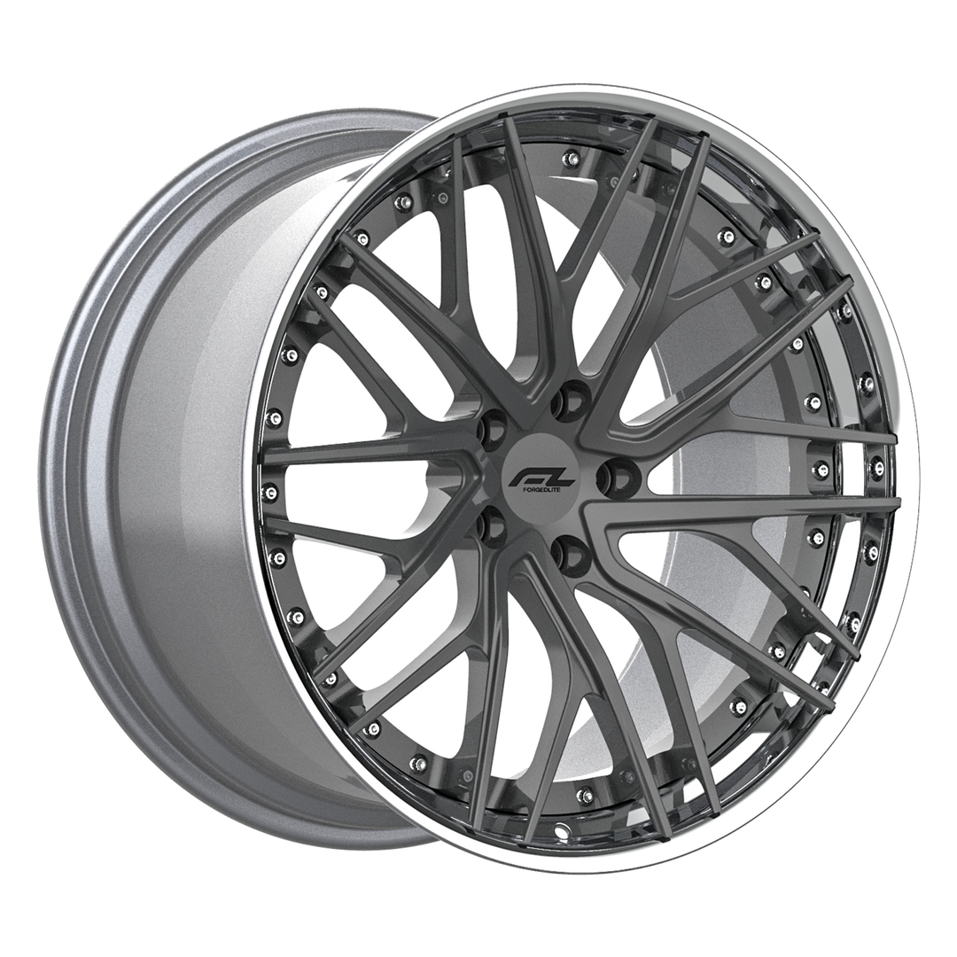 FORGEDLITE DB10 2PC MODULAR 19X10 20X12 WHEEL & TIRE PACKAGE WHEEL & TIRE PACKAGE- Wheel Designers