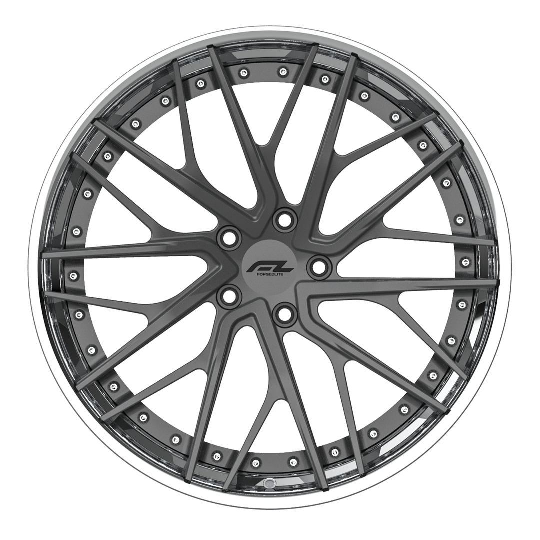 FORGEDLITE DB10 2PC MODULAR 19X10 20X12 WHEEL & TIRE PACKAGE WHEEL & TIRE PACKAGE- Wheel Designers