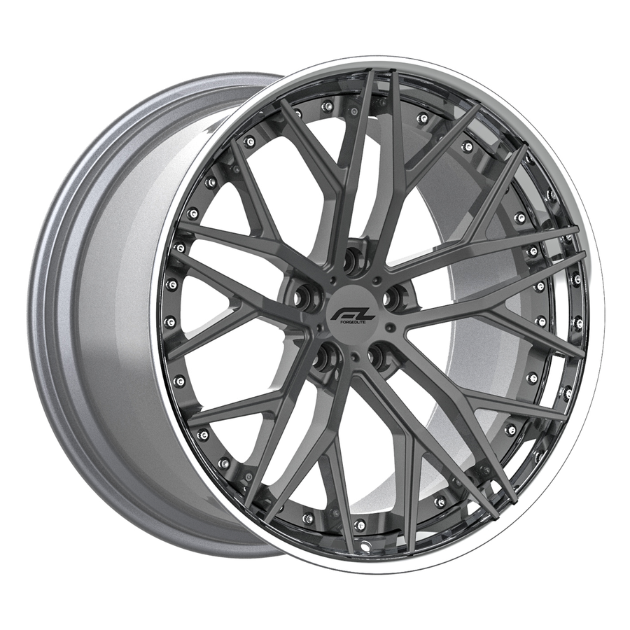 FORGEDLITE DC10 2PC MODULAR 19X10 20X12 WHEEL & TIRE PACKAGE WHEEL & TIRE PACKAGE- Wheel Designers