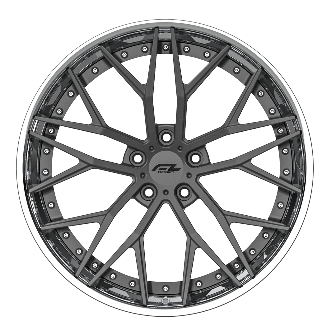 FORGEDLITE DC10 2PC MODULAR 19X10 20X12 WHEEL & TIRE PACKAGE WHEEL & TIRE PACKAGE- Wheel Designers