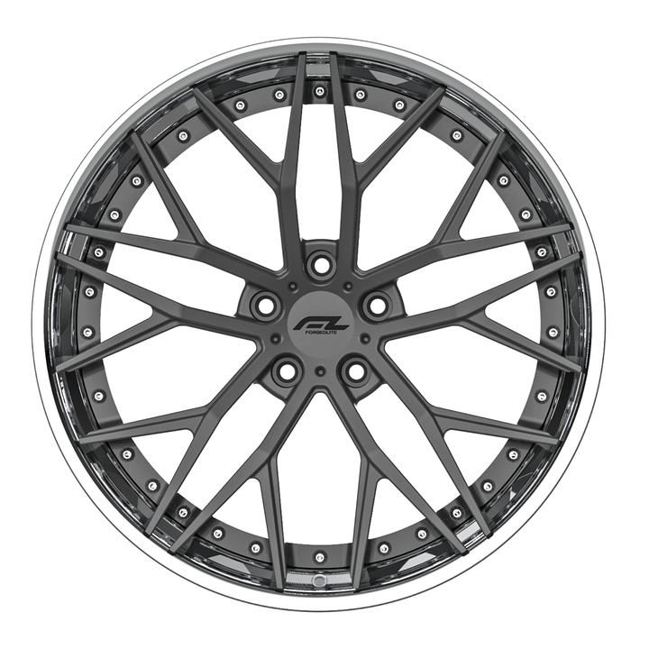 FORGEDLITE DC10 2PC MODULAR 19X10 20X12 WHEEL & TIRE PACKAGE WHEEL & TIRE PACKAGE- Wheel Designers