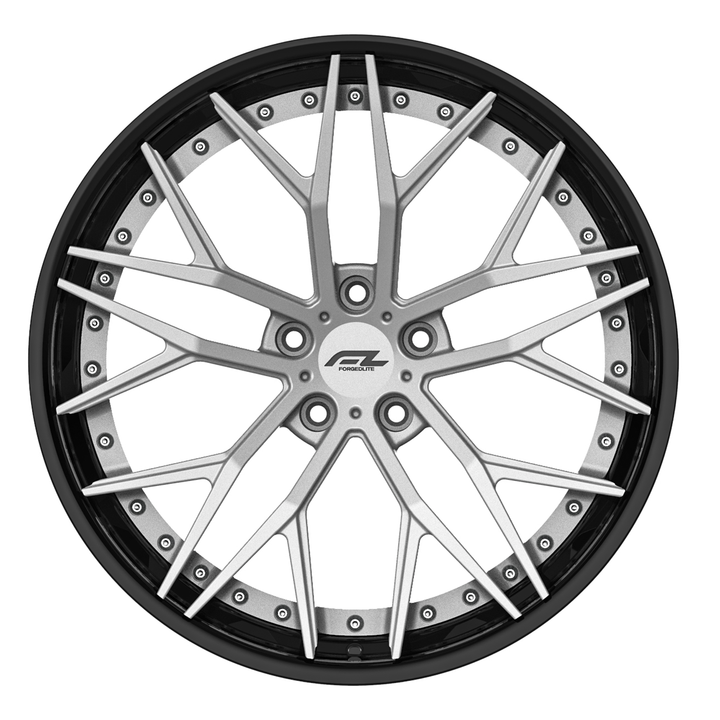 FORGEDLITE DC10 2PC MODULAR 19X10 20X12 WHEEL & TIRE PACKAGE WHEEL & TIRE PACKAGE- Wheel Designers