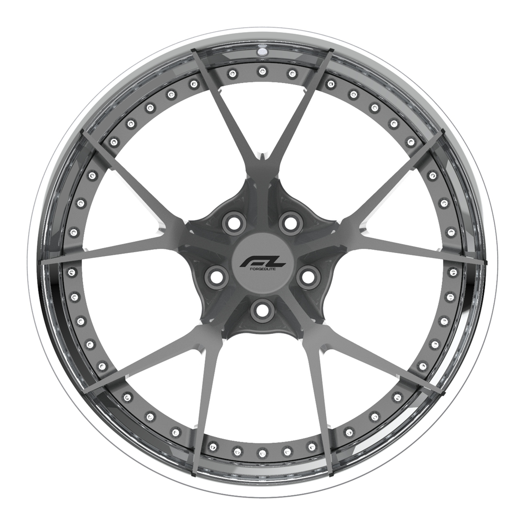 FORGEDLITE DC5 2PC MODULAR 19X10 20X12 WHEEL & TIRE PACKAGE WHEEL & TIRE PACKAGE- Wheel Designers