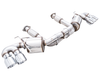 AWE TOURING EDITION EXHAUST CORVETTE C8 - CHROME SILVER TIPS - Wheel Designers