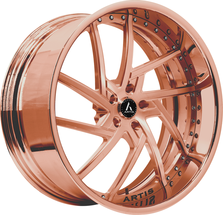 ARTIS FORGED FAIRFAX WHEELS ROSE GOLD FINISH - Wheel Designers