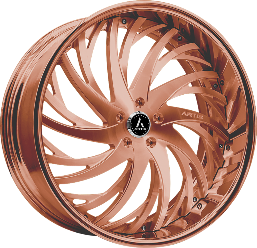 ARTIS FORGED DECATUR WHEELS ROSE GOLD FINISH - Wheel Designers