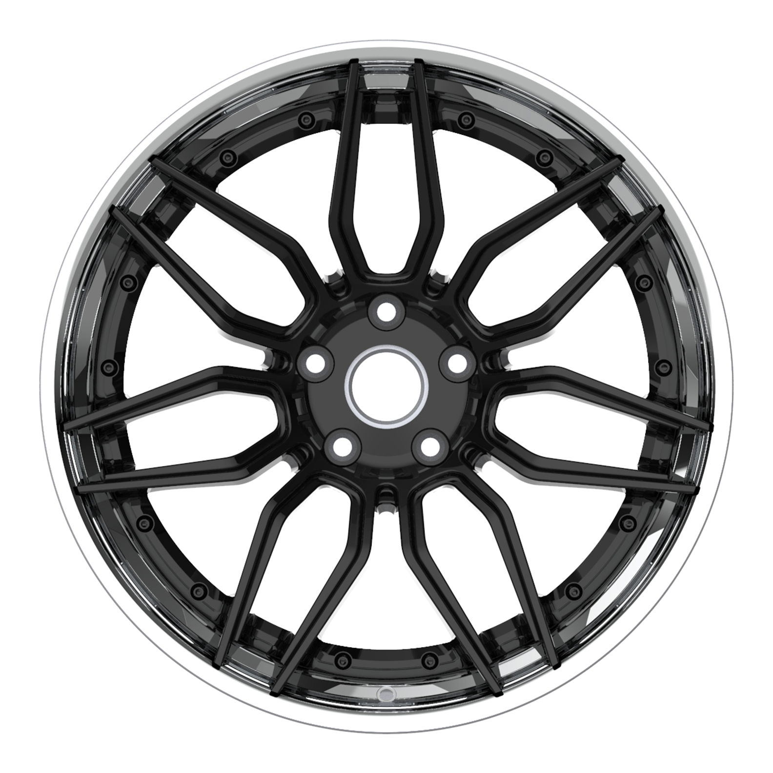 19X10 20X12 C8Z 2PC FORGED 50/50 FITS CORVETTE C6/C7 GRANDSPORT Z06 - Wheel Designers