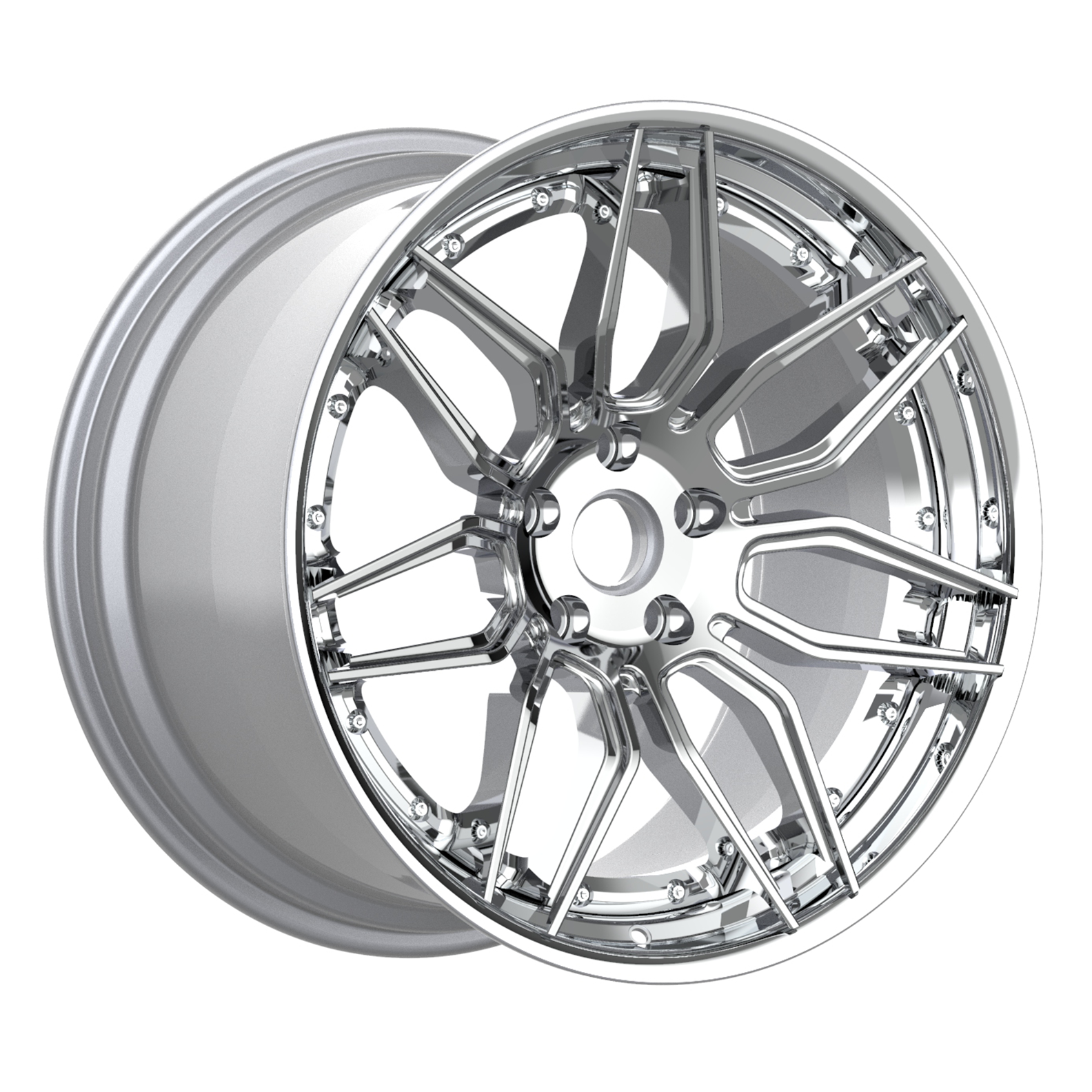 19X10 20X12 C8Z 2PC FORGED 50/50 FITS CORVETTE C6/C7 GRANDSPORT Z06 - Wheel Designers