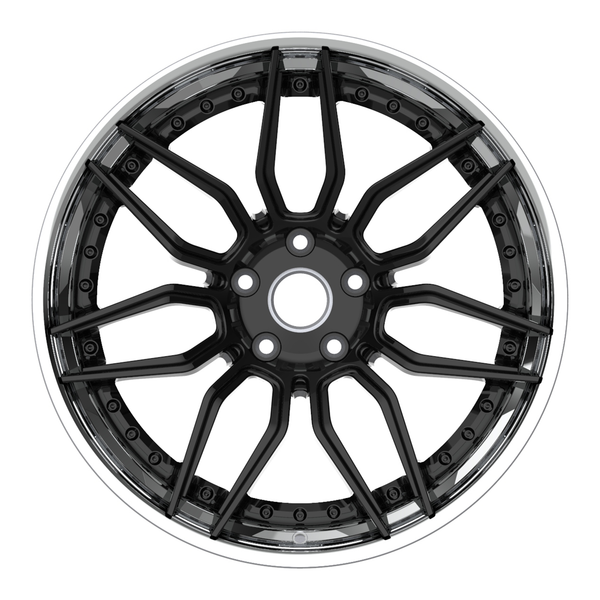 19X10 20X12 C8Z 2PC FORGED EXPOSED FITS CORVETTE C6/C7 GRANDSPORT Z06 - Wheel Designers