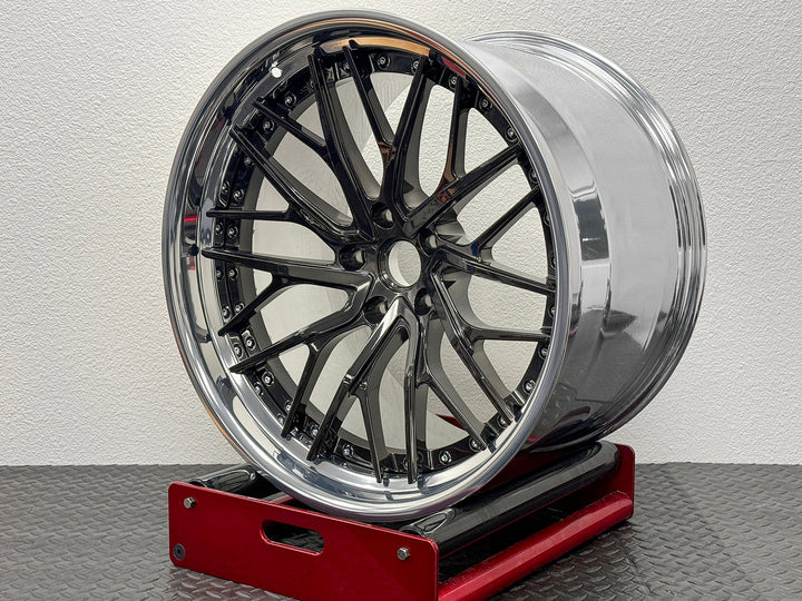 FORGEDLITE DB10 2PC MODULAR 19X10 20X12 WHEEL & TIRE PACKAGE WHEEL & TIRE PACKAGE- Wheel Designers
