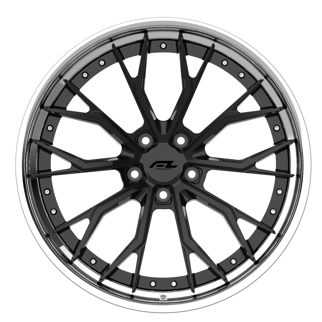 FORGEDLITE DC11 2PC MODULAR 20X10 21X13 CORVETTE C8 ZR1 ZR1X - Wheel Designers