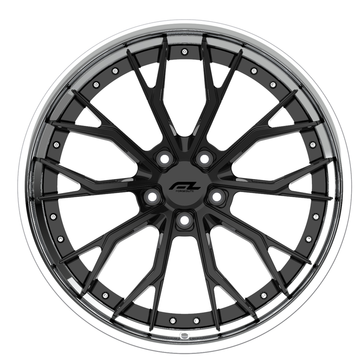 FORGEDLITE DC11 2PC MODULAR 20X10 21X13 CORVETTE C8 ZR1 ZR1X - Wheel Designers
