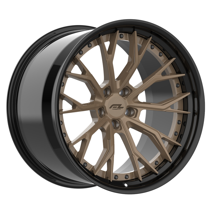 FORGEDLITE DC11 2PC MODULAR 19X10 20X12 WHEEL & TIRE PACKAGE WHEEL & TIRE PACKAGE- Wheel Designers