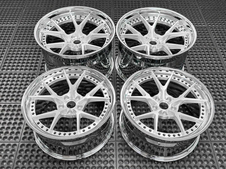 FORGEDLITE DC5 2PC 20X10 21X13 w/ MICHELIN PILOT SPORTS 4S FULL PACKAGE - Wheel Designers