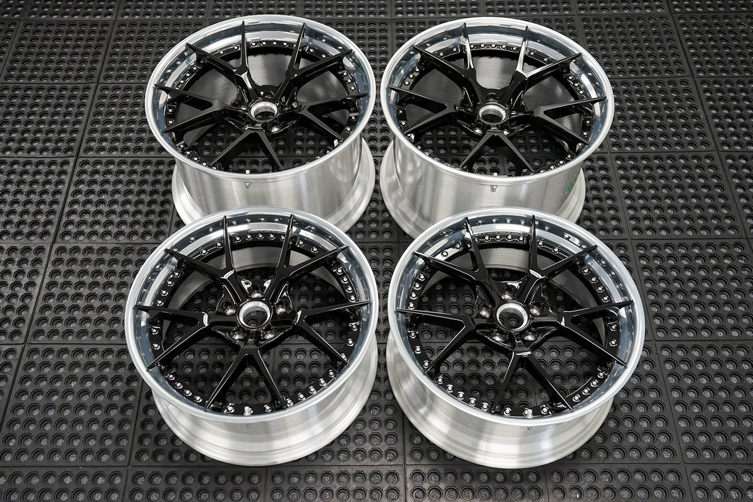 FORGEDLITE DC5 2PC MODULAR 19X10 20X12 WHEEL & TIRE PACKAGE WHEEL & TIRE PACKAGE- Wheel Designers