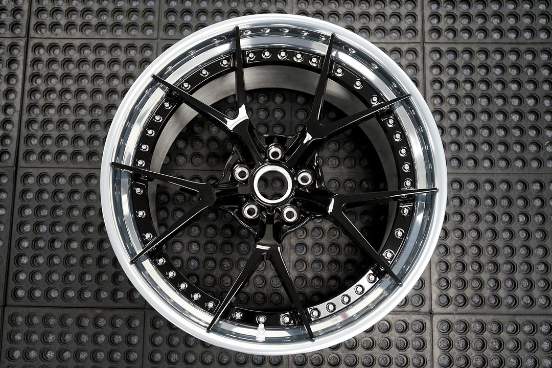 FORGEDLITE DC5 2PC MODULAR 19X10 20X12 WHEEL & TIRE PACKAGE WHEEL & TIRE PACKAGE- Wheel Designers
