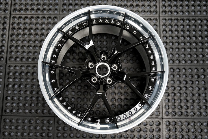 FORGEDLITE DC5 2PC MODULAR 19X10 20X12 WHEEL & TIRE PACKAGE WHEEL & TIRE PACKAGE- Wheel Designers