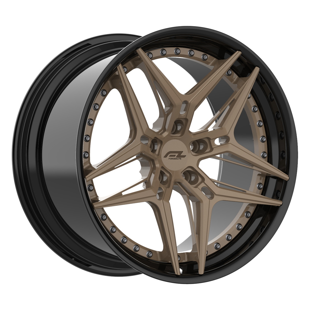 FORGEDLITE DC8 2PC MODULAR 19X10 20X12 WHEEL & TIRE PACKAGE WHEEL & TIRE PACKAGE- Wheel Designers