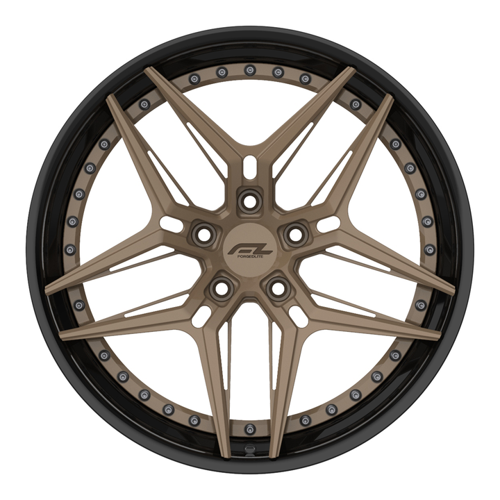 FORGEDLITE DC8 2PC MODULAR 19X10 20X12 WHEEL & TIRE PACKAGE WHEEL & TIRE PACKAGE- Wheel Designers