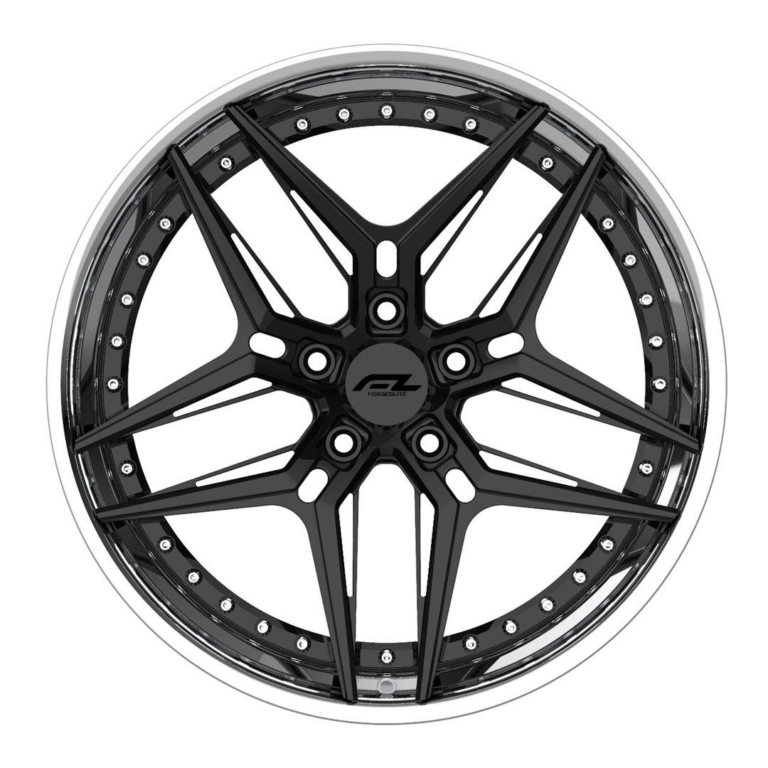 FORGEDLITE DC8 2PC MODULAR 19X10 20X12 WHEEL & TIRE PACKAGE WHEEL & TIRE PACKAGE- Wheel Designers