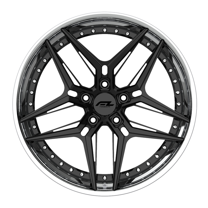 FORGEDLITE DC8 2PC MODULAR 19X10 20X12 WHEEL & TIRE PACKAGE WHEEL & TIRE PACKAGE- Wheel Designers