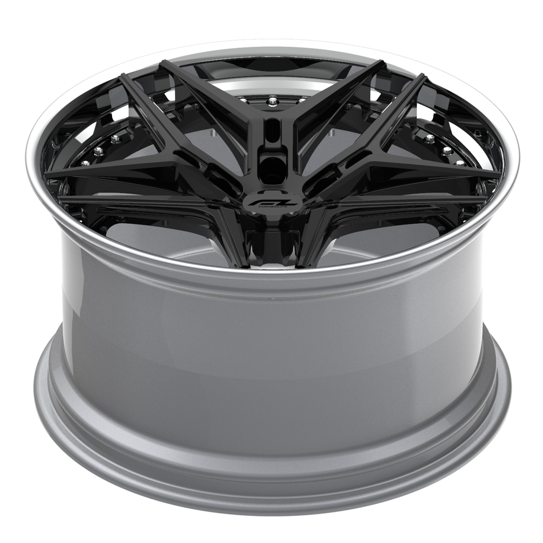 FORGEDLITE DC8 2PC MODULAR 19X10 20X12 WHEEL & TIRE PACKAGE WHEEL & TIRE PACKAGE- Wheel Designers