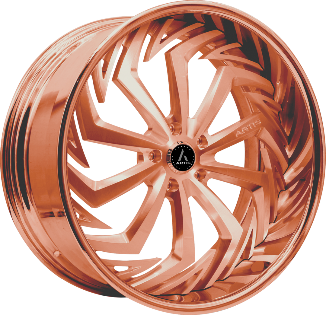 ARTIS FORGED ROYAL WHEELS ROSE GOLD FINISH - Wheel Designers
