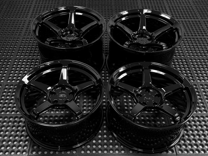 FORGEDLITE FALCONE GLOSS BLACK 20X10 21X13 CORVETTE C8 Z06 / ERAY - Wheel Designers