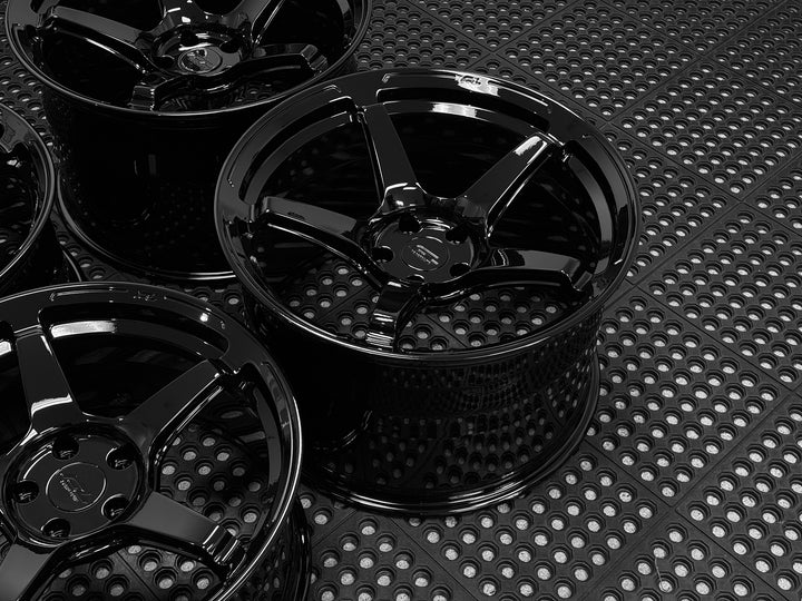 FORGEDLITE FALCONE GLOSS BLACK 20X10 21X13 CORVETTE C8 Z06 / ERAY - Wheel Designers