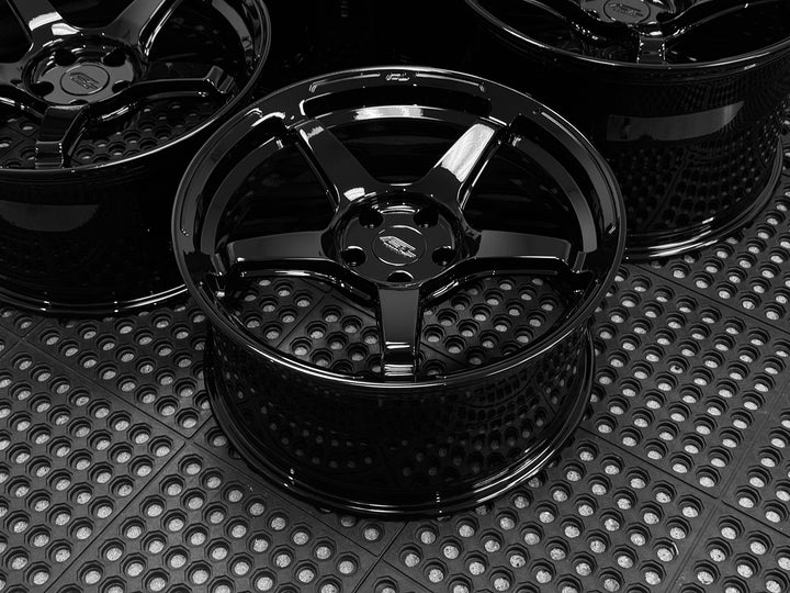 FORGEDLITE FALCONE GLOSS BLACK 20X10 21X13 CORVETTE C8 Z06 / ERAY - Wheel Designers