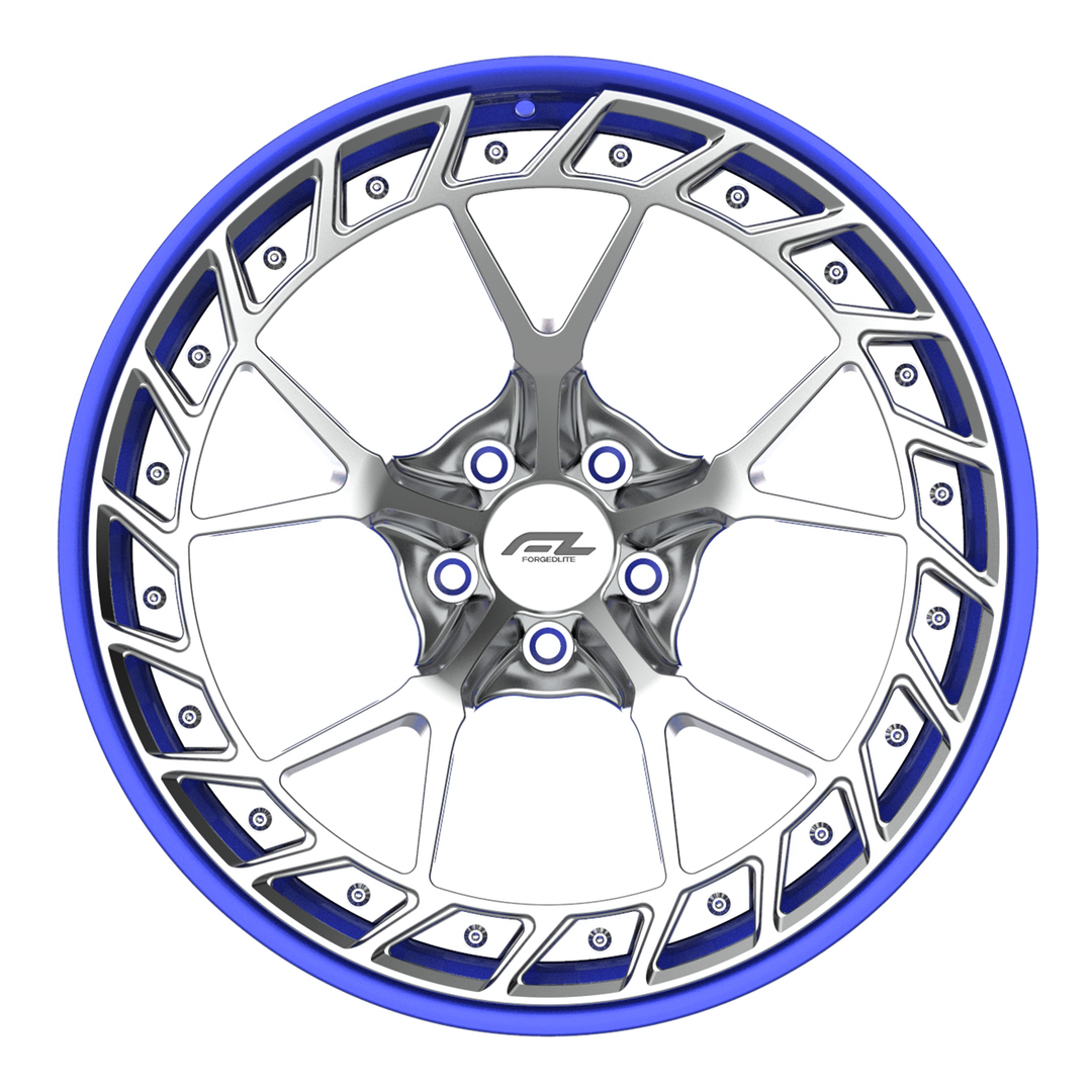 FORGEDLITE DC5R 2PC MODULAR 20X10 21X13 CORVETTE C8 ZR1 ZR1X - Wheel Designers