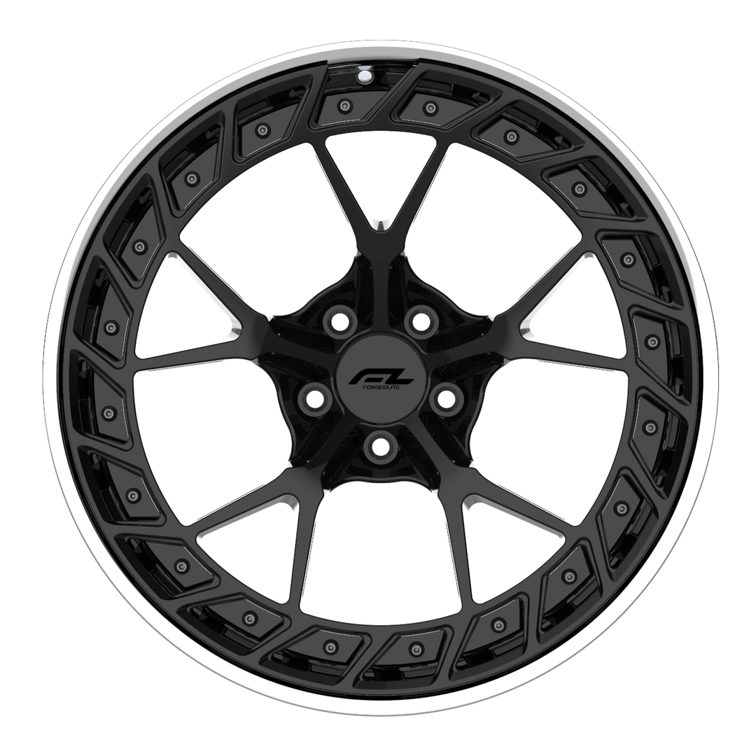 FORGEDLITE DC5R 2PC MODULAR 20X10 21X13 CORVETTE C8 ZR1 ZR1X - Wheel Designers