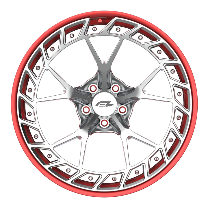 FORGEDLITE DC5R 2PC MODULAR 20X10 21X13 CORVETTE C8 ZR1 ZR1X - Wheel Designers
