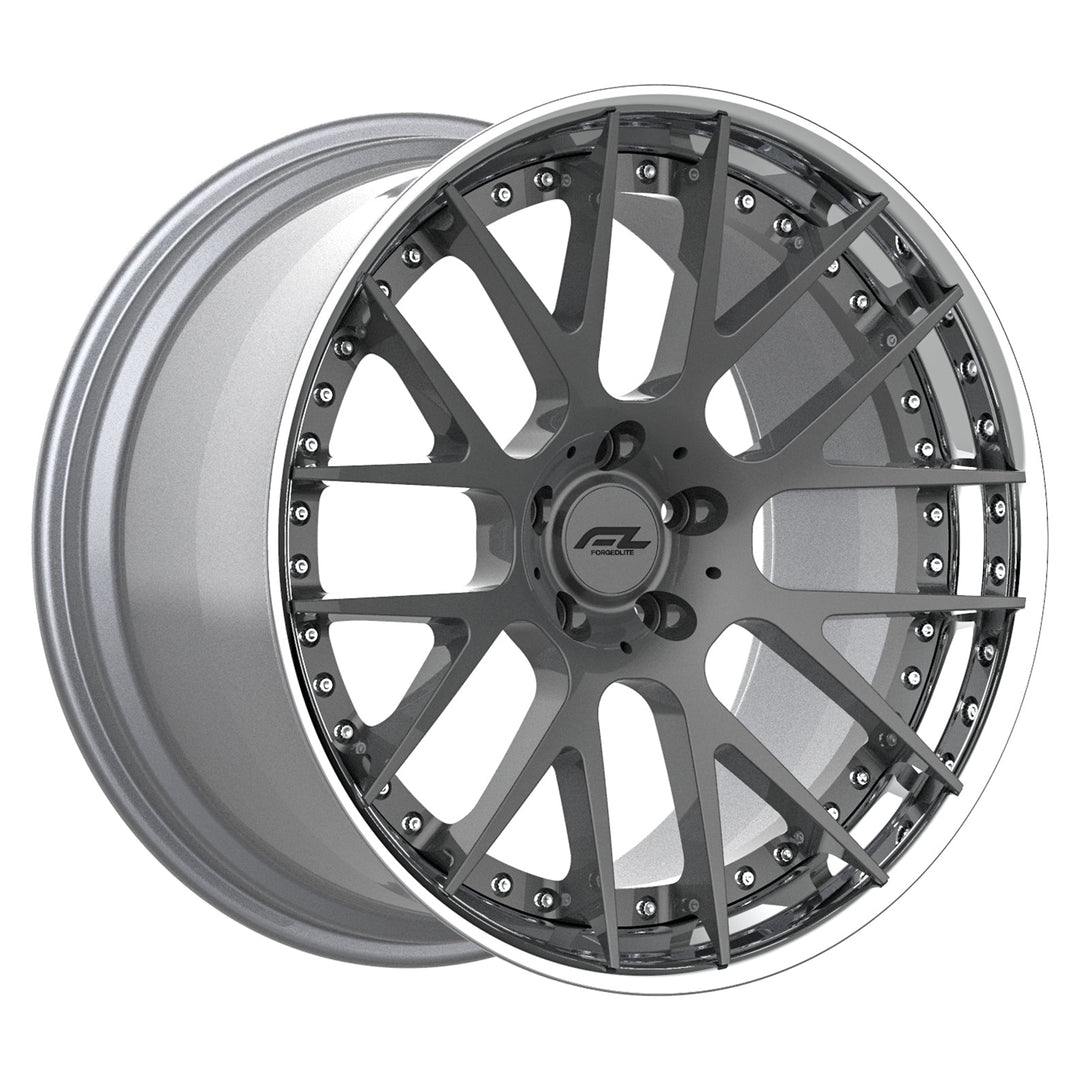 FORGEDLITE DC9 2PC MODULAR 19X10 20X12 WHEEL & TIRE PACKAGE WHEEL & TIRE PACKAGE- Wheel Designers
