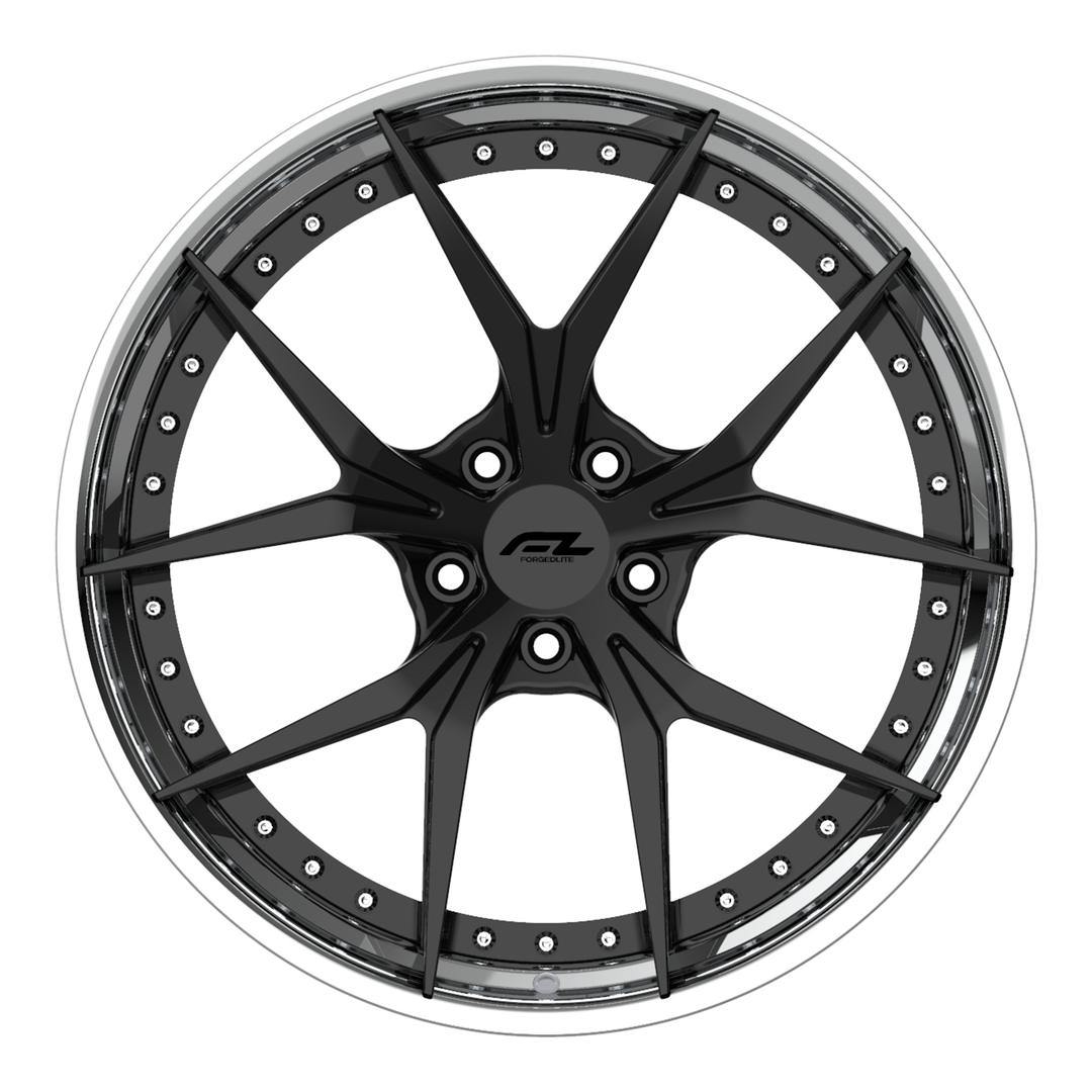 FORGEDLITE DC6 2PC MODULAR 19X10 20X12 WHEEL & TIRE PACKAGE WHEEL & TIRE PACKAGE- Wheel Designers