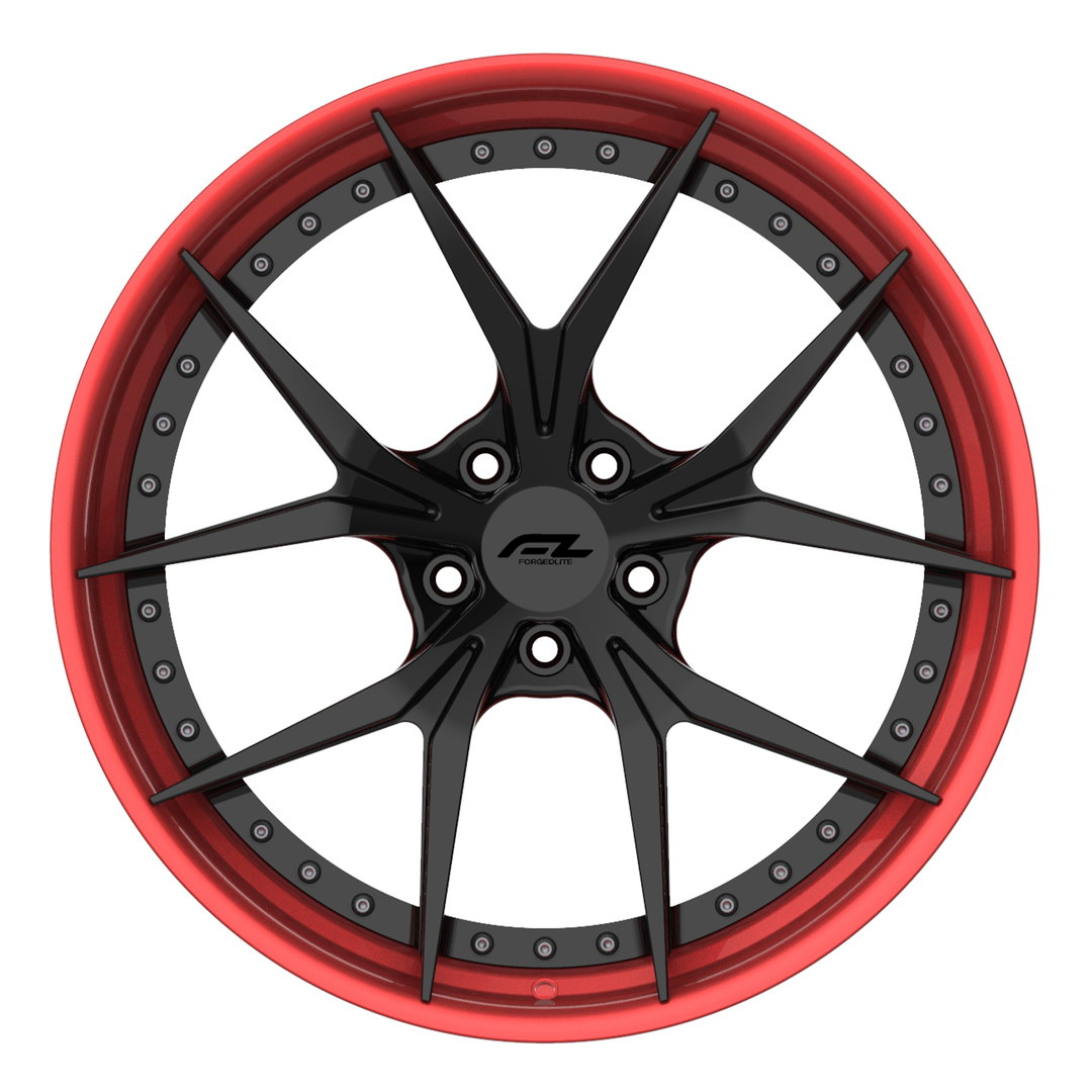 FORGEDLITE DC6 2PC MODULAR 19X10 20X12 WHEEL & TIRE PACKAGE WHEEL & TIRE PACKAGE- Wheel Designers