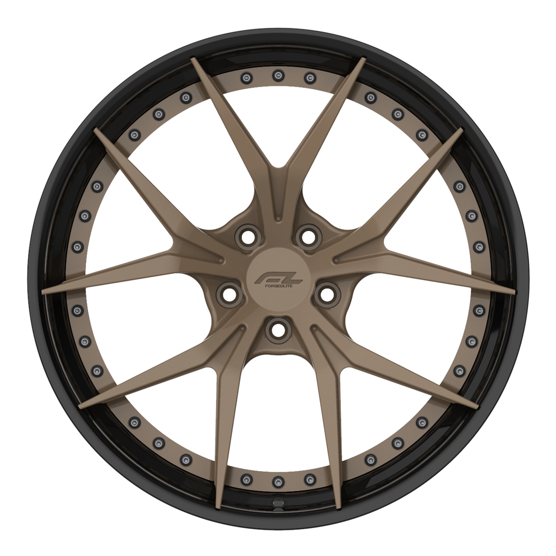 FORGEDLITE DC6 2PC MODULAR 19X10 20X12 WHEEL & TIRE PACKAGE WHEEL & TIRE PACKAGE- Wheel Designers