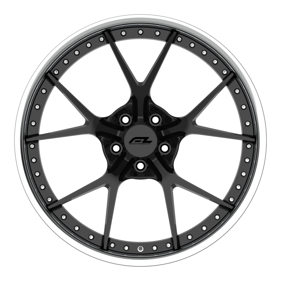 FORGEDLITE RL5 2PC REVERSE LIP 20X10 21X13  ZR1 ZR1X - Wheel Designers