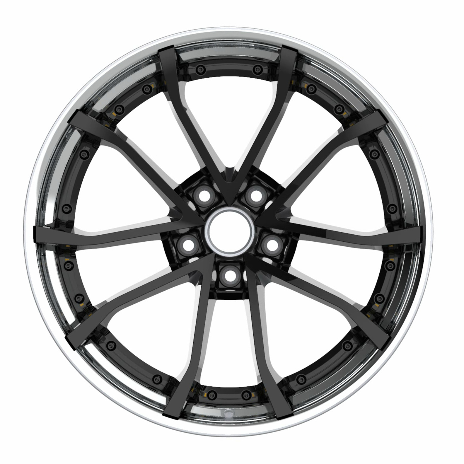 19X10 20X12 GS01 2PC FORGED 50/50 FITS CORVETTE C6/C7 GRANDSPORT Z06 - Wheel Designers