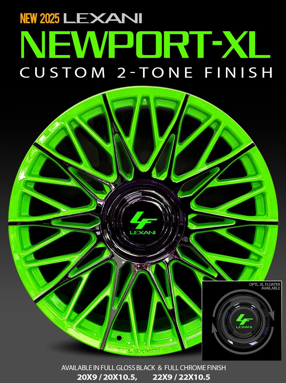 22" LEXANI NEWPORT-XL - Wheel Designers