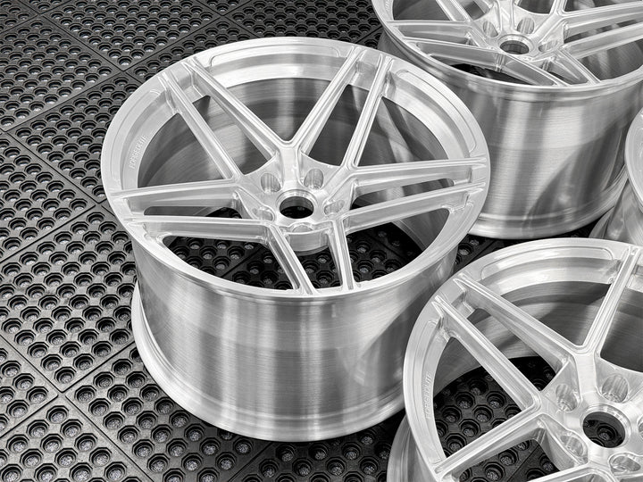 FORGEDLITE MC2 BRUSHED CLEAR 20X10 21X13 CORVETTE C8 Z06 ERAY *IN STOCK READY TO SHIP* - Wheel Designers