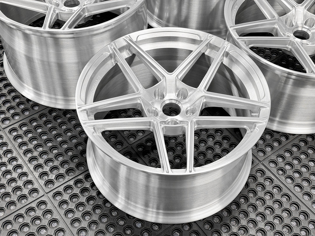 FORGEDLITE MC2 BRUSHED CLEAR 20X10 21X13 CORVETTE C8 Z06 ERAY *IN STOCK READY TO SHIP* - Wheel Designers