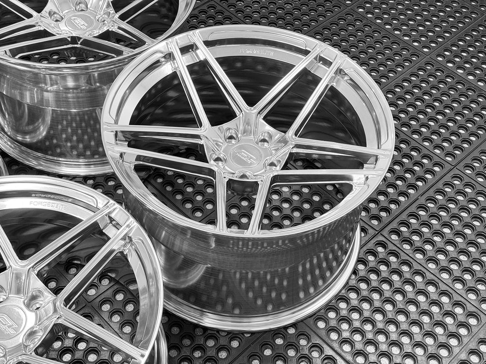 FORGEDLITE MC2 POLISHED CLEAR 20X10 21X13 CORVETTE C8 Z06 ERAY *IN STOCK READY TO SHIP - Wheel Designers