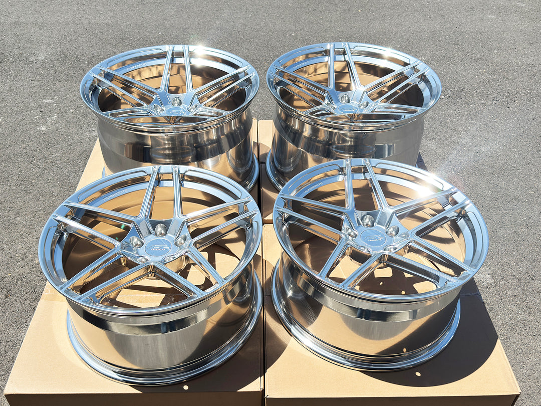 FORGEDLITE MC2 1PC MONOBLOCK 19X10 20X12 WHEEL & TIRE PACKAGE - Wheel Designers
