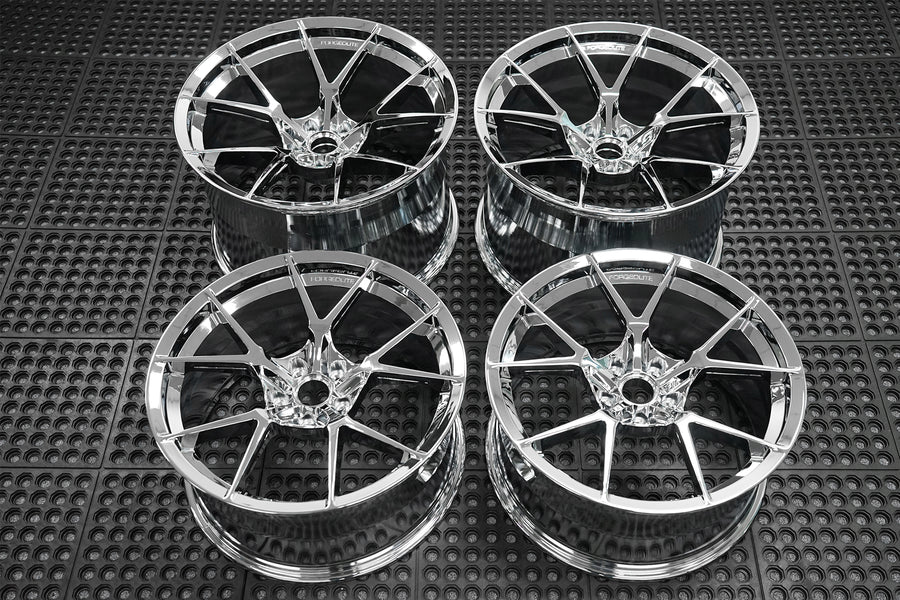 FORGEDLITE MC5 CHROME 20X10 21X13 CORVETTE C8 Z06 - *IN STOCK READY TO SHIP* - Wheel Designers