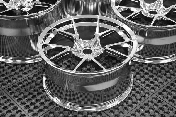 FORGEDLITE MC5 CHROME 20X10 21X13 CORVETTE C8 Z06 - *IN STOCK READY TO SHIP* - Wheel Designers