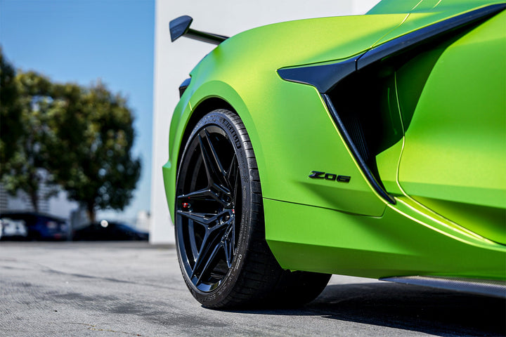 FORGEDLITE MC8 20X10 21X13 w/ MICHELIN TIRE PACKAGE CORVETTE ZR1 ZRX  - Wheel Designers