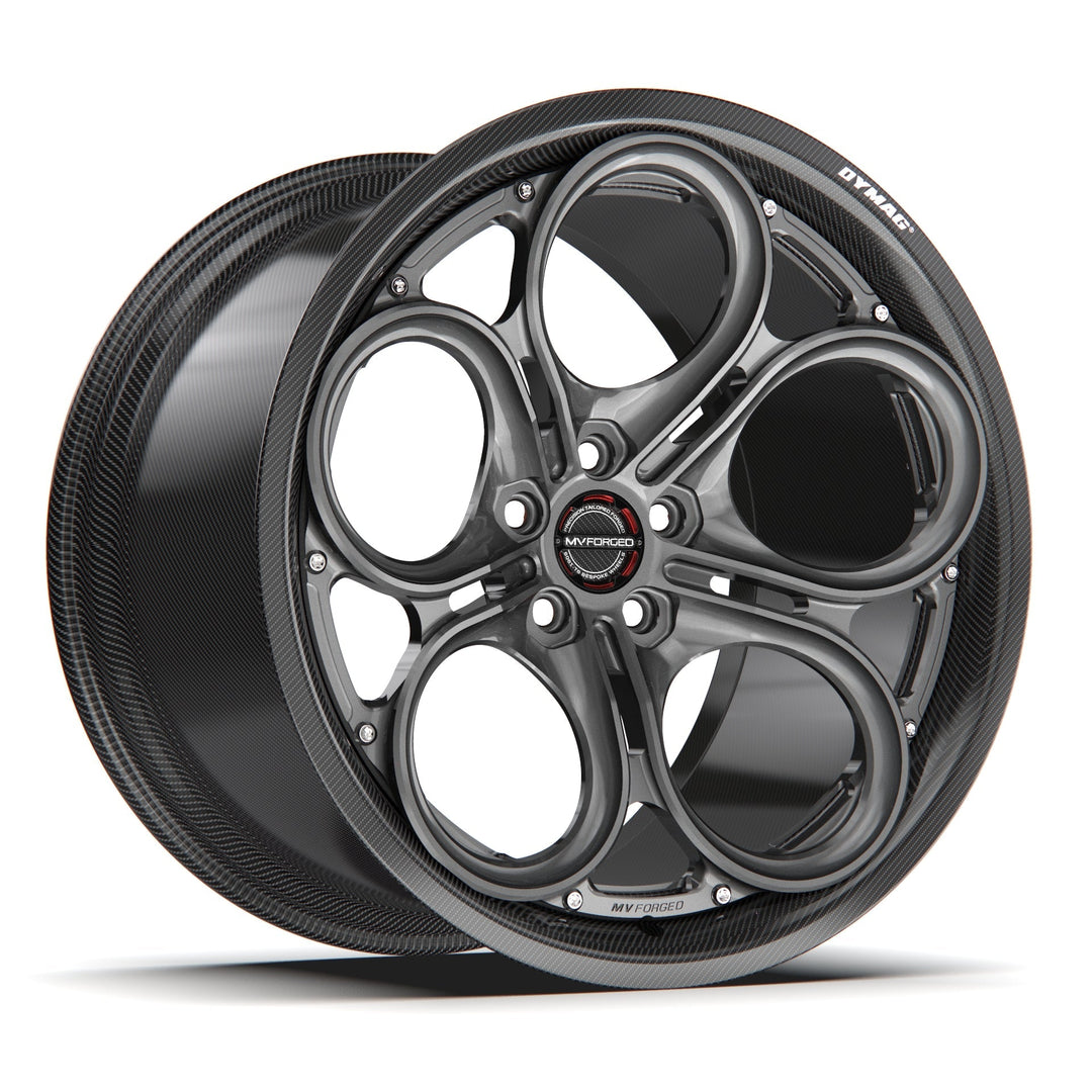 MV FORGED MR-005 DYMAG CARBON SERIES - CUSTOM LAMBORGHINI AVENTADOR - Wheel Designers
