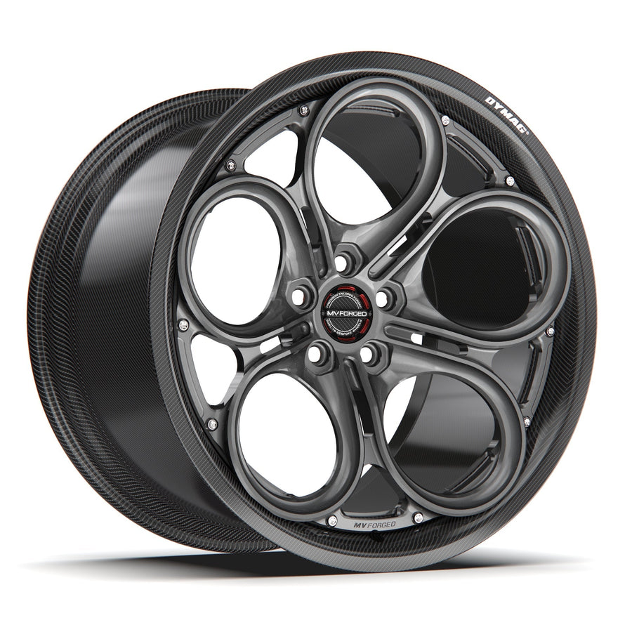 MV FORGED MR-005 DYMAG CARBON SERIES - CUSTOM LAMBORGHINI AVENTADOR - Wheel Designers